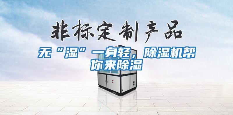 無“濕”一身輕，除濕機幫你來除濕