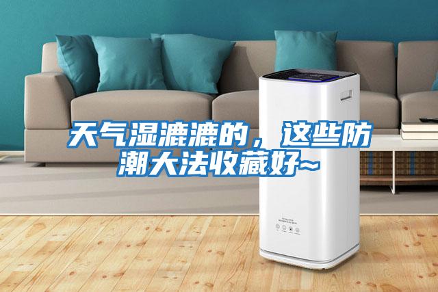 天氣濕漉漉的，這些防潮大法收藏好~