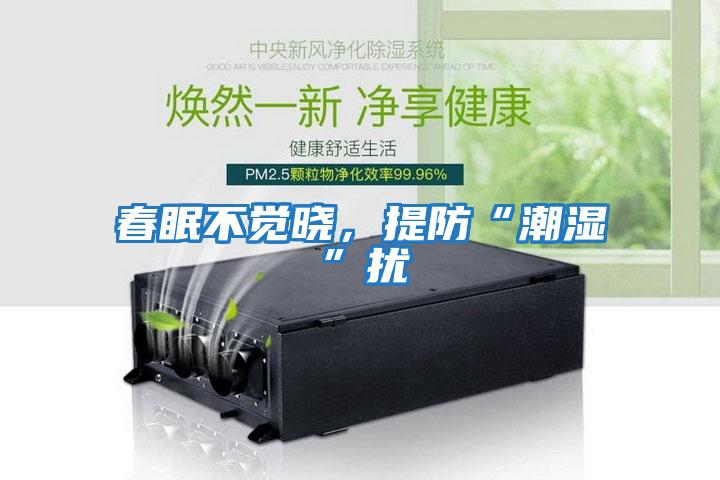 春眠不覺曉,提防“潮濕”擾