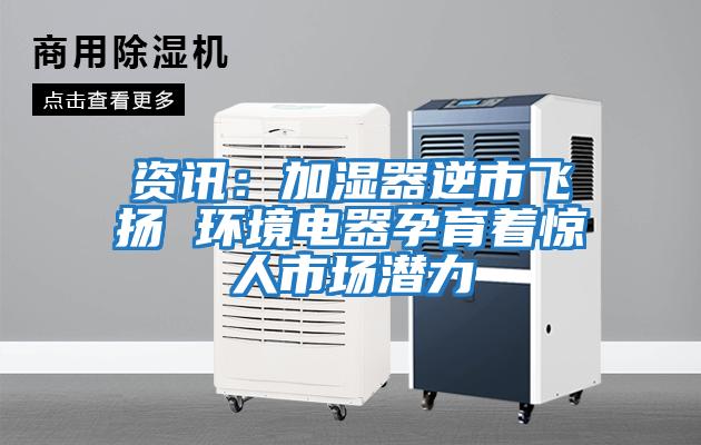 資訊：加濕器逆市飛揚 環境電器孕育著驚人市場潛力