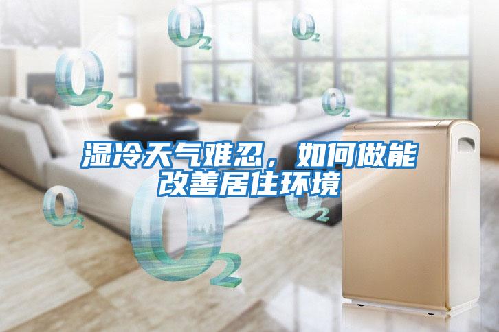 濕冷天氣難忍，如何做能改善居住環境