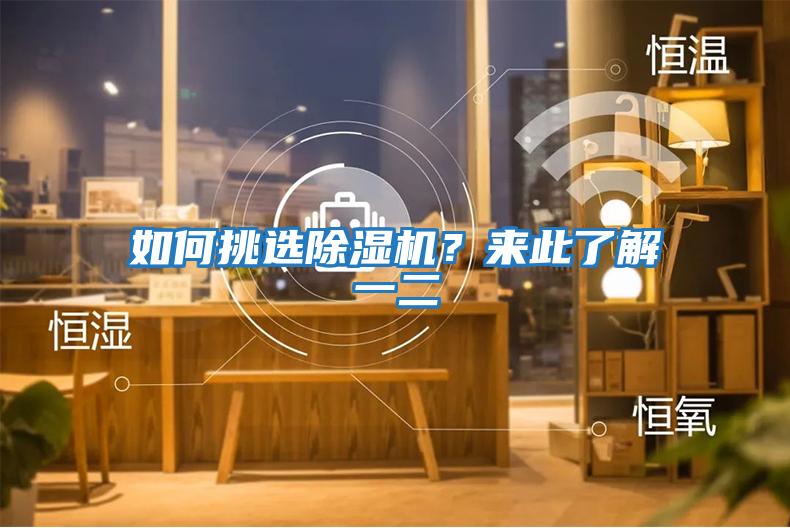 如何挑選除濕機(jī)？來此了解一二