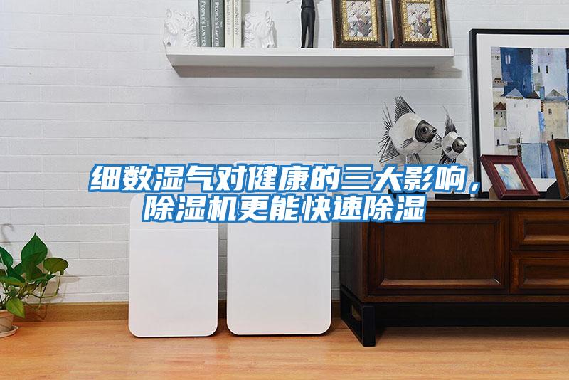 細(xì)數(shù)濕氣對(duì)健康的三大影響，除濕機(jī)更能快速除濕