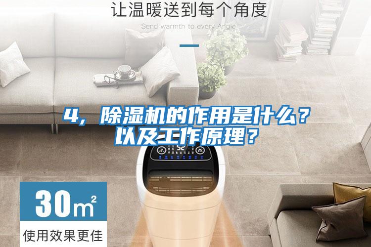 4, 除濕機的作用是什么？以及工作原理？