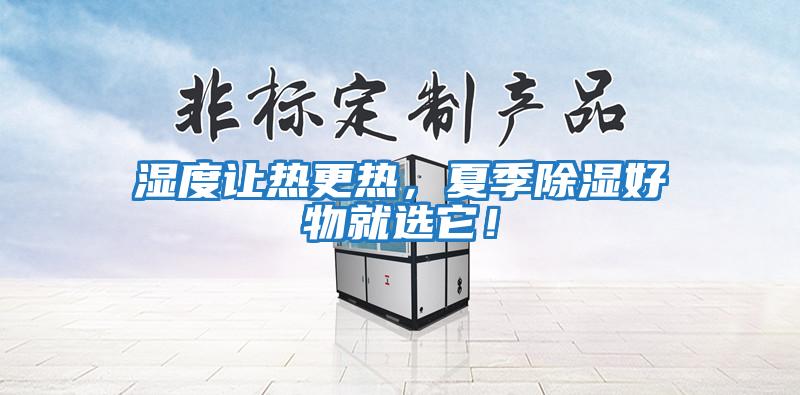 濕度讓熱更熱，夏季除濕好物就選它！