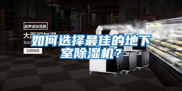 如何選擇最佳的地下室除濕機？
