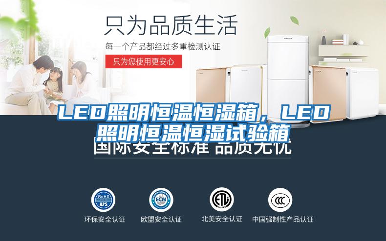 LED照明恒溫恒濕箱，LED照明恒溫恒濕試驗箱