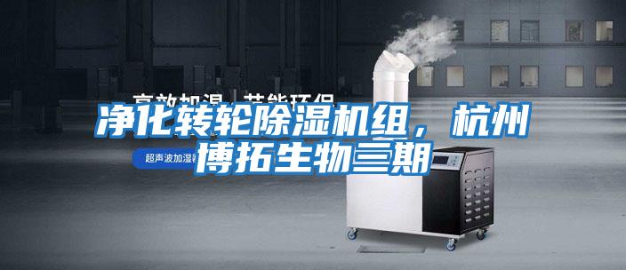 凈化轉輪除濕機組，杭州博拓生物三期