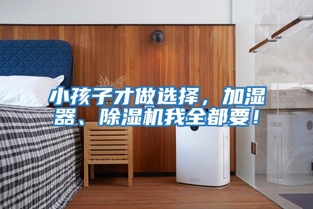 小孩子才做選擇，加濕器、除濕機我全都要！
