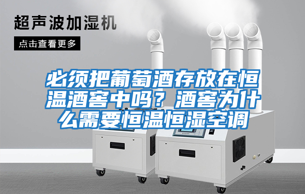 必須把葡萄酒存放在恒溫酒窖中嗎？酒窖為什么需要恒溫恒濕空調