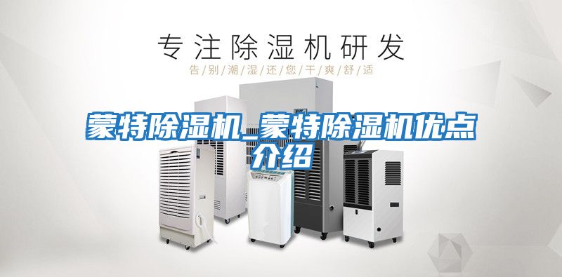 蒙特除濕機(jī)_蒙特除濕機(jī)優(yōu)點介紹