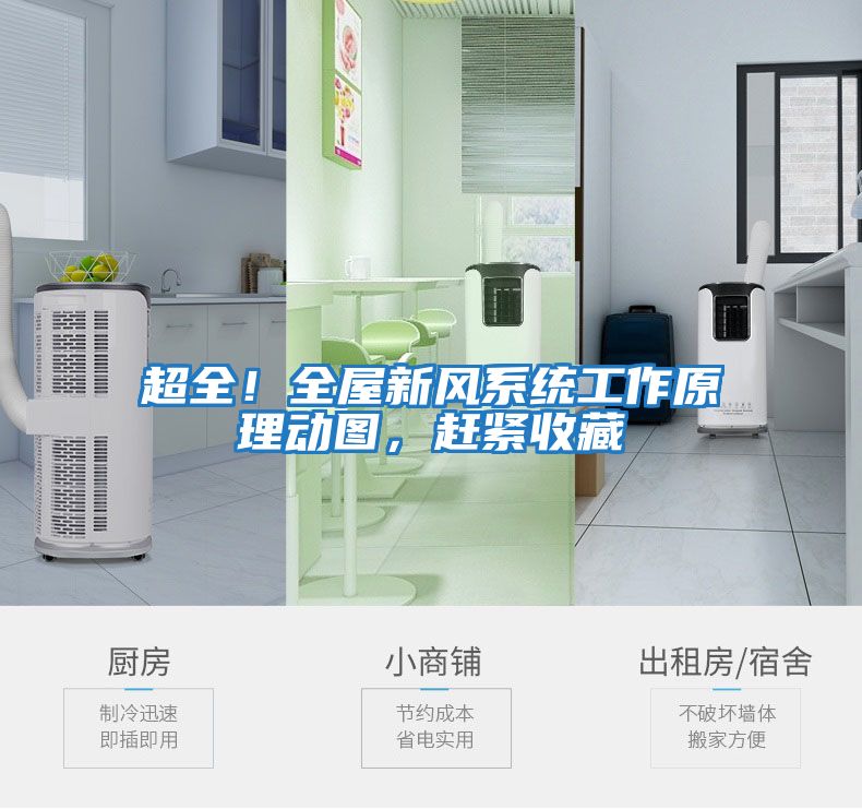 超全！全屋新風系統工作原理動圖，趕緊收藏