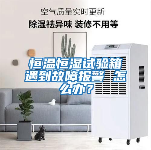 恒溫恒濕試驗箱遇到故障報警 怎么辦？