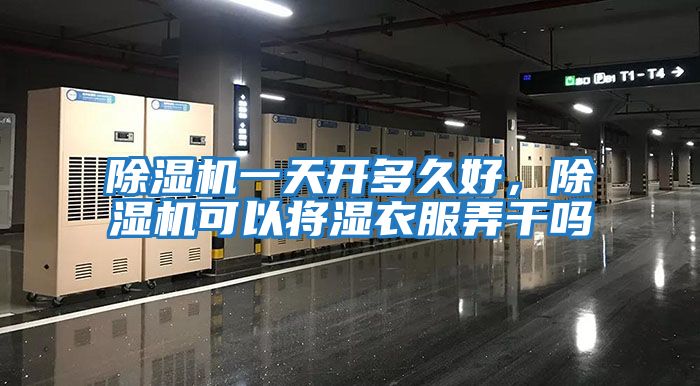 除濕機一天開多久好，除濕機可以將濕衣服弄干嗎