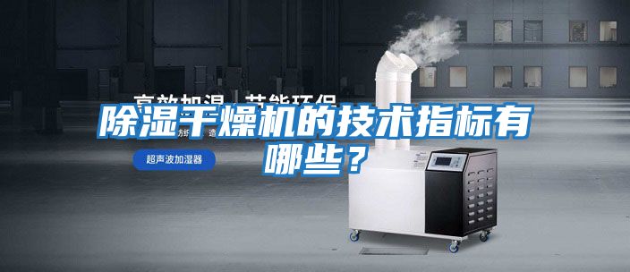 除濕干燥機(jī)的技術(shù)指標(biāo)有哪些？