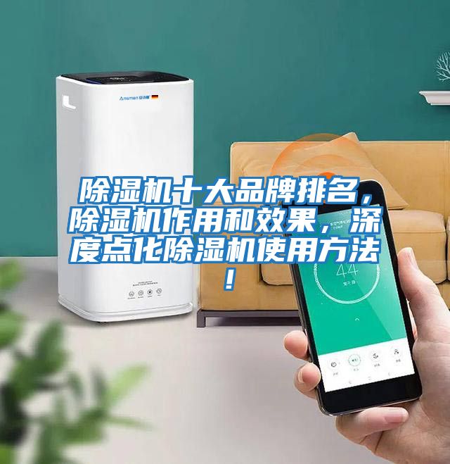 除濕機十大品牌排名，除濕機作用和效果，深度點化除濕機使用方法！