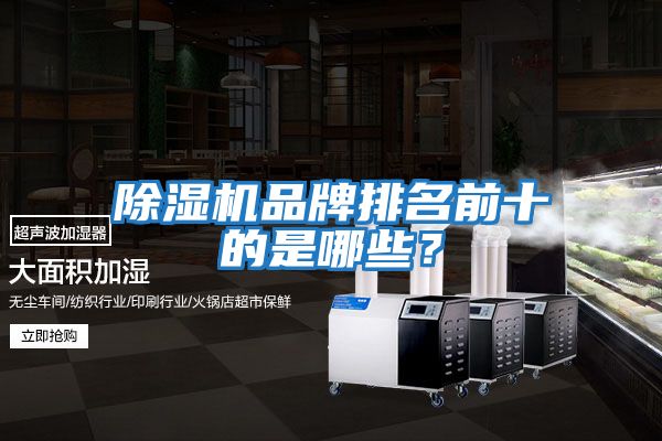 除濕機(jī)品牌排名前十的是哪些？